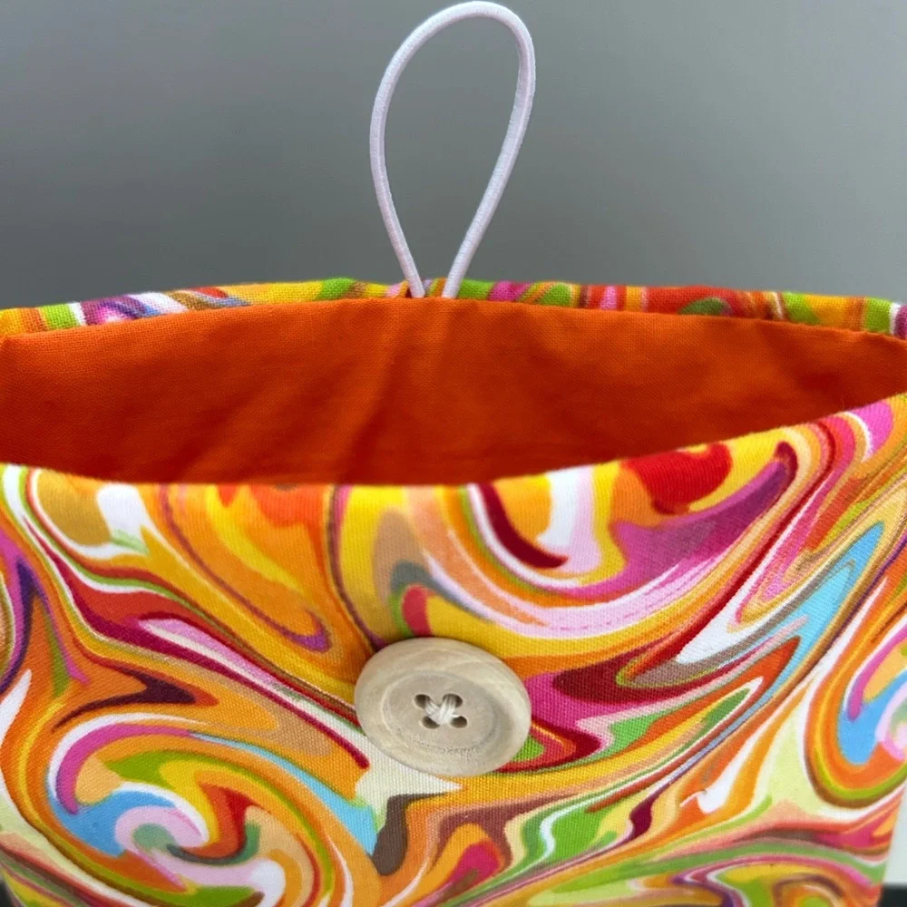 Orange Swirls Padded Sleeve l Kindle l Case l Book cover l Handmade l Cotton